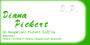 diana pickert business card